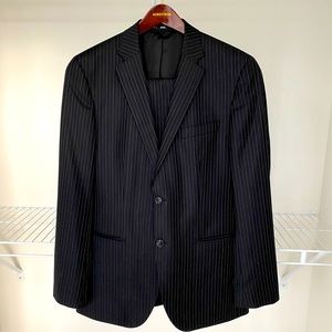 Boss Hugo Boss Pinstriped Suit 38 Regular